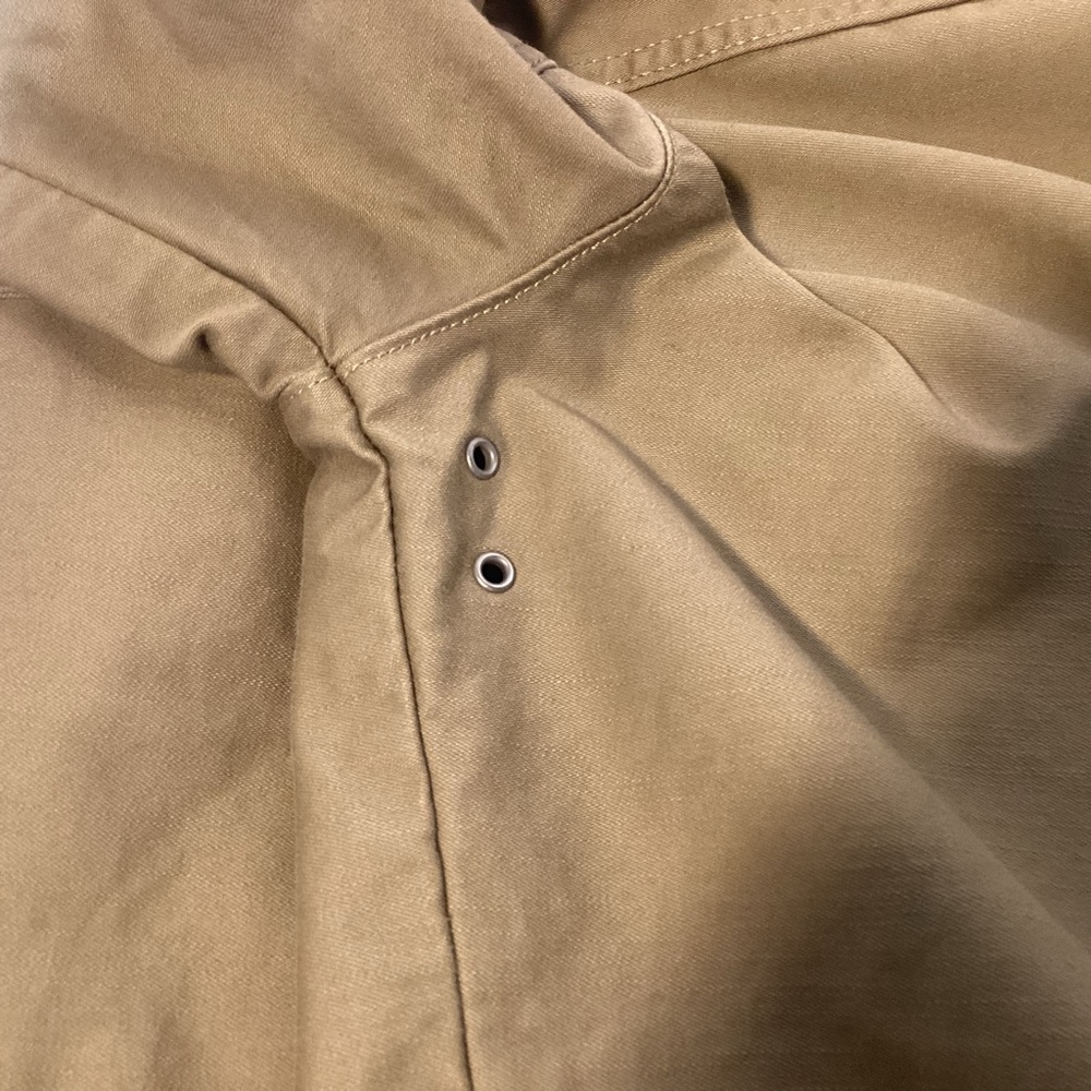Men’s Levi Khaki Lightweight Full Zip Workwear Jacket mens size small - Picture 7 of 16